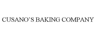 CUSANO'S BAKING COMPANY