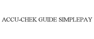 ACCU-CHEK GUIDE SIMPLEPAY