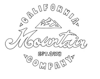 CALIFORNIA MOUNTAIN COMPANY EST. 1978