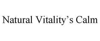 NATURAL VITALITY'S CALM