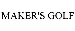 MAKER'S GOLF