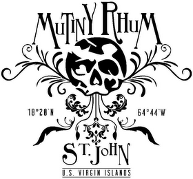 MUTINY RHUM ST. JOHN U.S. VIRGIN ISLANDS 18°20' N 64°44' W