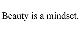 BEAUTY IS A MINDSET.