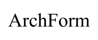 ARCHFORM