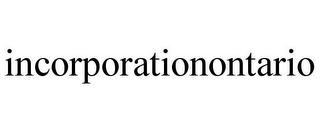 INCORPORATIONONTARIO