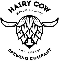 HAIRY COW BREWING COMPANY BYRON, ILLINOIS EST. MMXVI