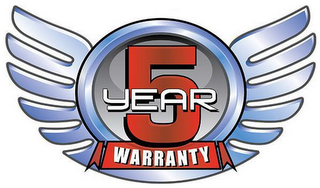 5 YEAR WARRANTY