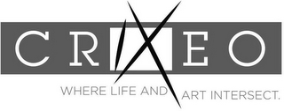 CRIXEO WHERE LIFE AND ART INTERSECT.