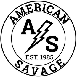 AMERICAN SAVAGE EST. 1985 A S