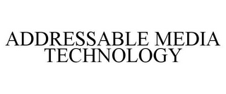 ADDRESSABLE MEDIA TECHNOLOGY