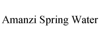 AMANZI SPRING WATER