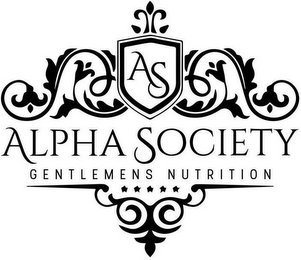 AS ALPHA SOCIETY GENTLEMENS NUTRITION