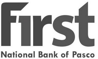 F1RST NATIONAL BANK OF PASCO