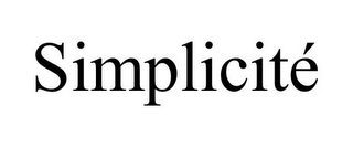 SIMPLICITÉ