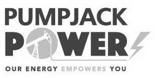 PUMPJACK POWER OUR ENERGY EMPOWERS YOU