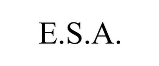 E.S.A.