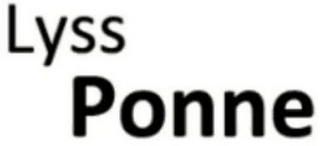 LYSS PONNE