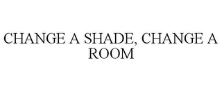 CHANGE A SHADE, CHANGE A ROOM