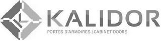 K KALIDOR PORTES D'ARMOIRES CABINET DOORS