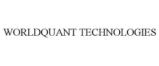 WORLDQUANT TECHNOLOGIES