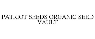 PATRIOT SEEDS ORGANIC SEED VAULT