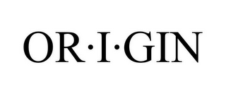 OR·I·GIN