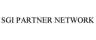 SGI PARTNER NETWORK