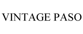 VINTAGE PASO