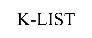 K-LIST