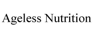 AGELESS NUTRITION