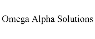 OMEGA ALPHA SOLUTIONS