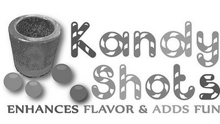 KANDY SHOTS ENHANCES FLAVOR & ADDS FUN