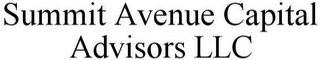 SUMMIT AVENUE CAPITAL ADVISORS LLC