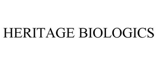 HERITAGE BIOLOGICS