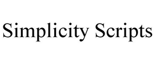 SIMPLICITY SCRIPTS