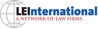 LEINTERNATIONAL A NETWORK OF LAW FIRMS