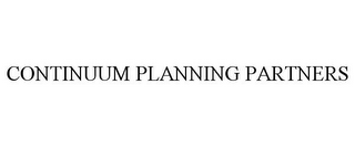 CONTINUUM PLANNING PARTNERS