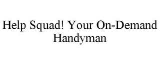 HELP SQUAD! YOUR ON-DEMAND HANDYMAN