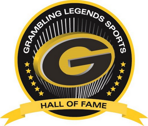 G GRAMBLING LEGENDS SPORTS G HALL OF FAME