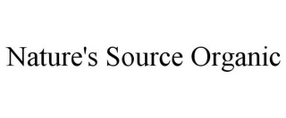 NATURE'S SOURCE ORGANIC