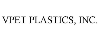 VPET PLASTICS, INC.