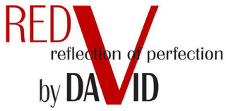 RED REFLECTION OF PERFECTION BY DAVID