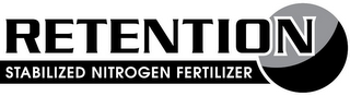 RETENTION STABILIZED NITROGEN FERTILIZER