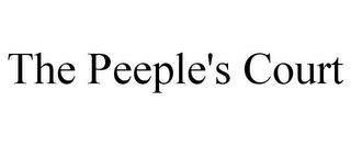 THE PEEPLE'S COURT