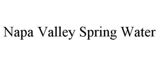 NAPA VALLEY SPRING WATER