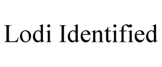 IDENTIFIED