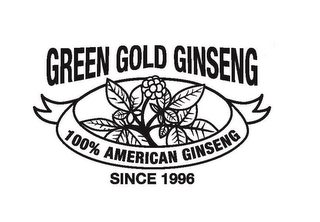 GREEN GOLD GINSENG 100% AMERICAN GINSENG SINCE 1996