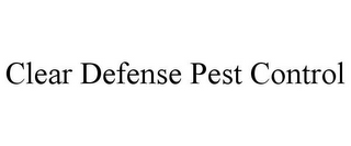 CLEAR DEFENSE PEST CONTROL