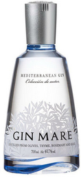 GIN MARE MEDITERRANEAN GIN COLECCIÓN DEAUTOR. DISTILLED FROM OLIVES. THYME. ROSEMARY AND BASIL 700ML. ALC. 4.27% VOL.