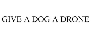 GIVE A DOG A DRONE